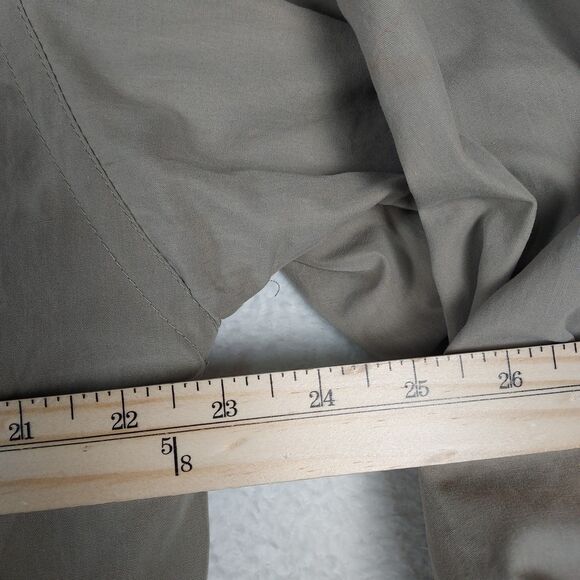 Mulberry Street Women’s Lightweight Jacket Size M Beige Tan Button Front - Picture 8 of 10